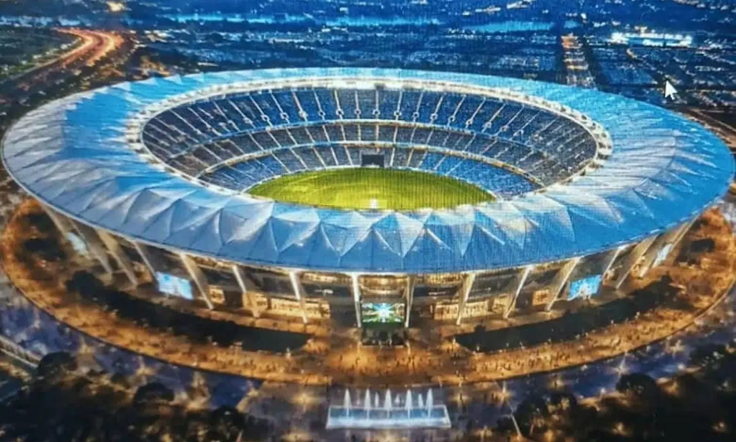 హైదరాబాద్‌లో ప్రపంచంలోనే అతిపెద్ద క్రికెట్‌ స్టేడియం!