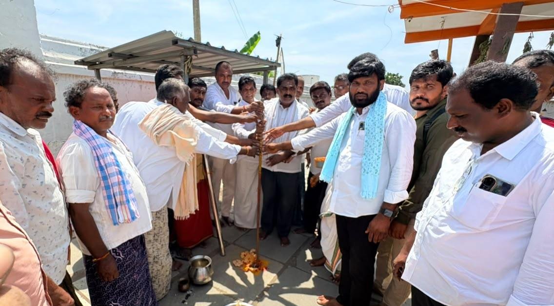రామలింగేశ్వర స్వామి ఆలయ అభివృద్ధికి శ్రీకారం