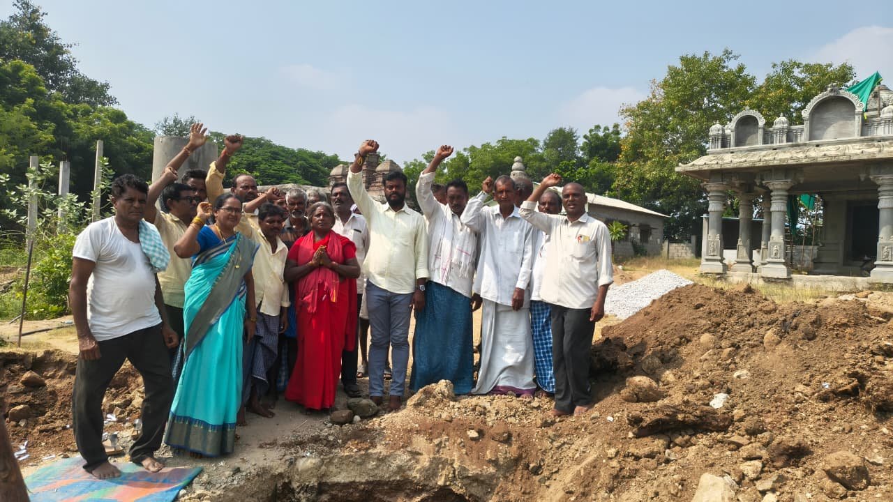 కూచిపూడి దేవాలయాల సింహద్వారానికి శంకుస్థాపన... 