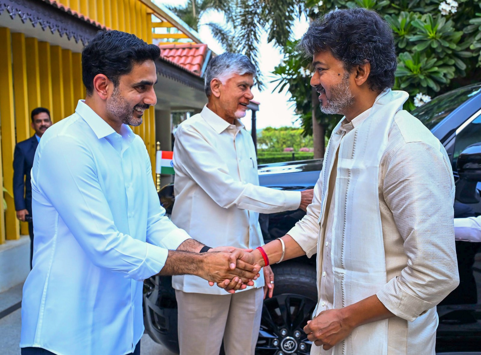తెలుగు గంగ జలాలపై చర్చలు.. చంద్రబాబుతో విజయ్‌ భేటీకి అజెండా